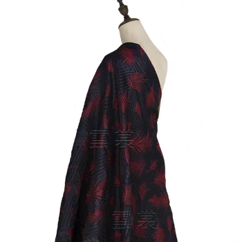 160cm jednoduché, elegantné žakárové tkaniny tmavé tkaniny z priadze-farbené módne šaty vietor oblečenie žakárové tkaniny veľkoobchod handričkou