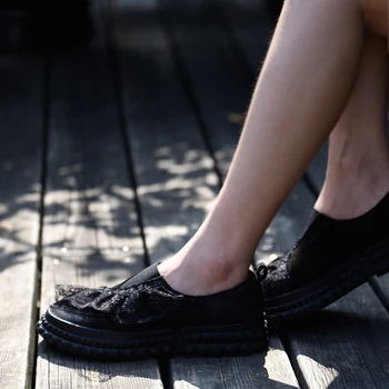 Artmu Módne Originálne Kožené Ženy Mokasíny Bytov Zelenej Platformy Topánky Pohodlie Ručné Matka Topánky Štyri Ročné Obdobia Čipky Topánky