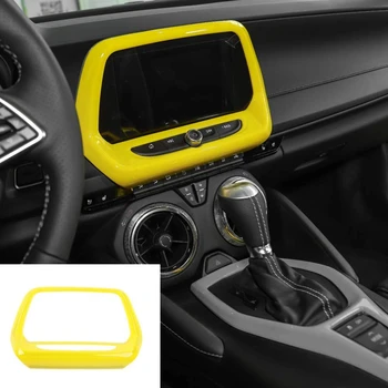 Centrálna Konzola Zobrazenie Navigácie Sn Panel Výbava ABS Žltá pre Chevrolet Camaro 2016-2020 Auto Príslušenstvo