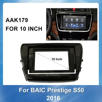 10 palcový 2Din autorádia Fascia GPS navigácia Pre BAW WEIWANG S50 2016 Auto DVD Prehrávač Refitting Installastion Priestorový Rám Orezania