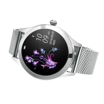 KW10 Ženy Inteligentné Hodinky Vodotesné Bluetooth Srdcového rytmu Spánku Monitor s Popruh android smart hodinky