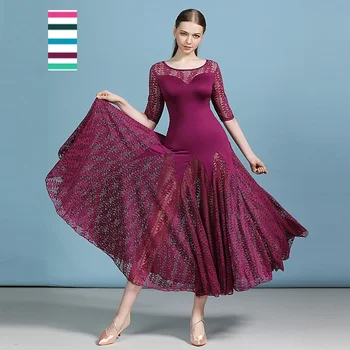 Lacné sála šaty latinskej tango kostým flamenco šaty valčík lacné tanečných kostýmov, foxtrot tanečné šaty žien tanečné nosiť čipky