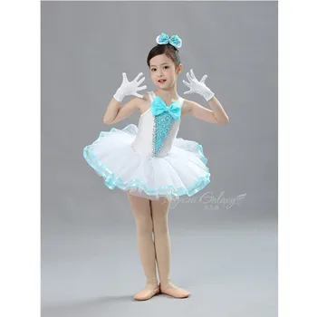 H2684 Dievčatá Balet, Tanec Šaty Dieťa Roztomilý Princezná Labutie Jazero Tutu Šaty Fáze Profesionálny Výkon Súťaže Kostýmy