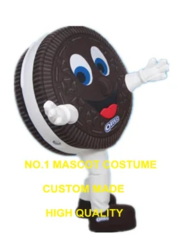 Čokoláda Cookie Maskot kostým pre dospelých veľkosť vysokej kvality súboru cookie pre reklamy biscuit tému anime cosplay kostýmy karneval 2970