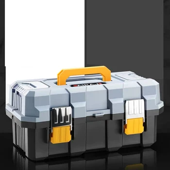 Domáce náradie pre údržbu prenosných elektrikár box, multi-function tri vrstvy, skladanie hardvéru tool box auto úložný box