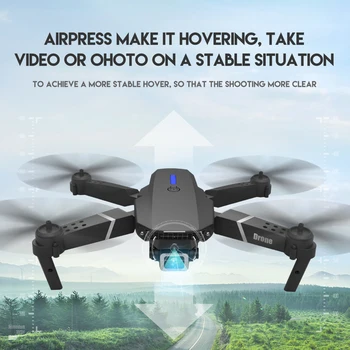 2020 NOVÉ E525 drone 4k HD širokouhlý dual kamera 1080P WIFI visual polohy výška udržať rc drone postupujte podľa mňa rc quadcopter hračky