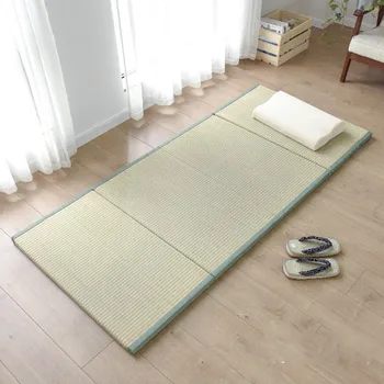 Japonský skladacie tatami matrac rush trávy mat mat jednoduchý Japonský izba bay okno obed ubytovni mobile poschodí LB42804
