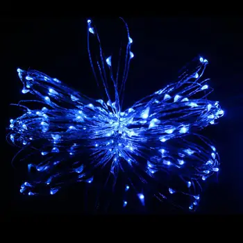 Medený Drôt Medený Drôt String Víla String Víla String Svetla 10 LED Festival Krajiny Lampa Vianoce Dekor Víla Svetla Batérie