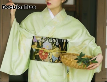 2022 japonské ženy v kroji ženský pás kimono tanečný kostým pre ženy fáze národného široký cummerbunds pre ženy