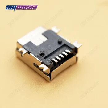 Smonisia 1000pcs 5-pin Mini USB Konektor Samica T Port SMD 4Foot PRE Digitálny Produkt