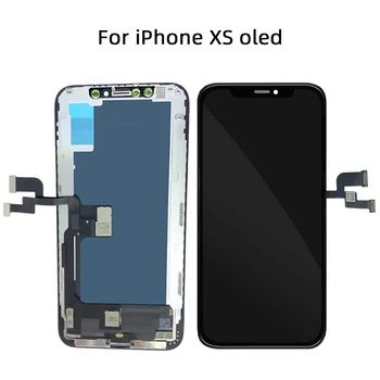 2022 AAA+++ OLED Pre iPhone X XR XS Max LCD Displej Výmena Za iPhone 11 Pro Max S 3D Dotyk Montáž Pravda Tón