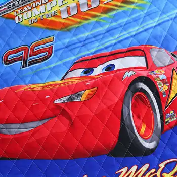 Disney Lightning McQueen Auto Deka Letné Bavlnené Tkaniny Cumlík posteľná bielizeň Deti Chlapca detská Posteľ Šíri Cartoon Podpora