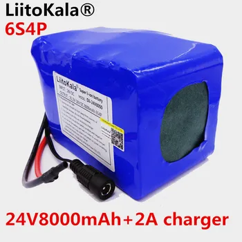 HK LiitoKala 24v 8Ah lítium esooter batéria 24v 10Ah li-ion vozík batéria DC pre 250w elektrické požičovňa motorových + 2A c