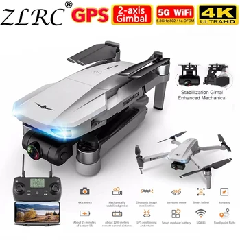 ZLRC KF102 GPS Drone 8K HD Kamera 2-Os Gimbal Professional Anti-Shake Letecké Fotografie Striedavé Skladacia Quadcopter 1,2 km