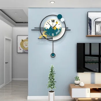 Kreatívne hodiny Nordic luxusné dekoračné nástenné hodiny domov obývacia izba moderný minimalistický nástenné hodiny osobnosti umenia hodiny na stenu