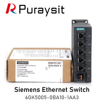 Siemens 6GK5005-0BA10-1AA3 Ethernet switch SCALANCE X005 IE 5-port switch port RJ45