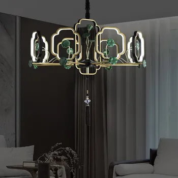 Nový Luster Obývacia Izba Moderný Čínsky Štýl Lampa Spálňa Zen Osobnosti LED Vnútorné Osvetlenie