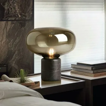 Postmoderných minimalistický mramorový stôl lampa dizajnér, nočné lampy, spálňa, obývacia izba kreatívne štúdia malá stolná lampa WF1220233