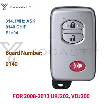 YOCASTY 3 Tlačidlá 314.3 MHz 0140 ID71 Smart Key Pre Keyless 2008 2009 2011 2012 2013 Toyota Land Cruiser 200 URJ202 VDJ200 VX GX