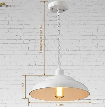 Loft Štýl Iron Art Edison Prívesok Svietidlá Vintage Priemyselné Osvetlenie Pre Jedálni Visí Lampa Listry Pendentes