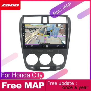 Android multimediálny prehrávač Pre Honda City 2008~2013 navigácia, rádio, video, audio prehrávač Displej auto dvd, gps