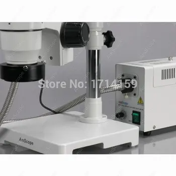 Mince/Pečiatka-Amscope Dodávky 3.35 X-90X Stereo Zoom Mikroskopom na Boom w/ Optický Krúžok Svetlo