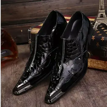 Luxusné Značky Man Ploché Topánky Britský Štýl, Módne Business Bežné Kožené Topánky Priedušná Business Železa hlavu Formálne Topánky