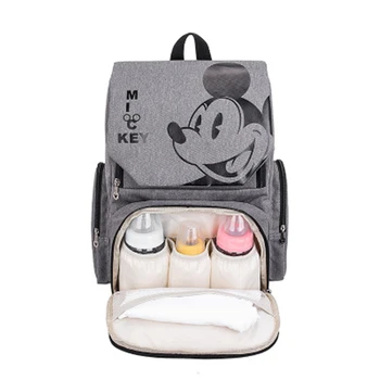 Batoh Disney Mickey Plienka Taška pre Mamičky Baby Vak pre Dieťa Materskej Starostlivosti Nappy Taška na Cestovanie Kočík Cestovný Batoh