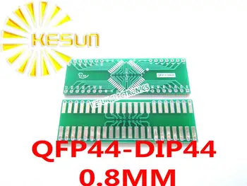 DOPRAVA ZADARMO 100KS QFP44 zase DIP44 0.8 MM Ihrisku IC adaptér Pätice Adaptéra doska PCB LQFP44
