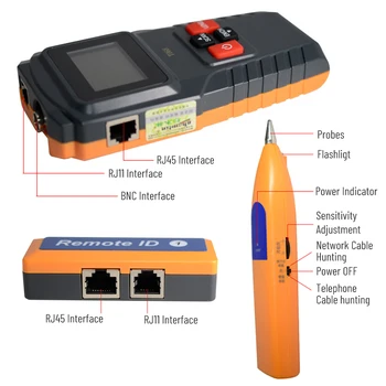 Nová Sieť LAN Kábel Tester Tracker Diagnostikovať Tón Finder Telefónny Drôt Tracker Inder Detektor Sietí Nástroje Line Vyhľadávanie