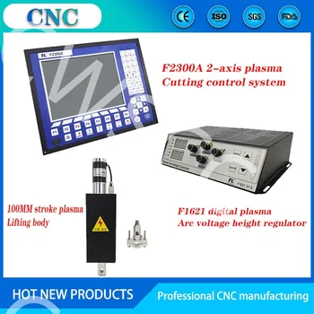 2-osé CNC-plazmové rezacie motion control system súprava na rezanie radič F2300A digitálne napätia oblúka výška nastavovač F1621 HP105