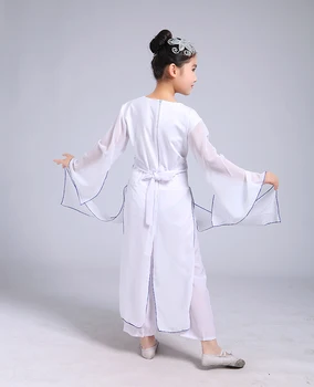 Nové Prišiel Biele Deti Nosiť Kostýmy Klasického Tanca Yangko Dance Dievčatá Oblečenie Moderné Národné Tanečné Kostýmy