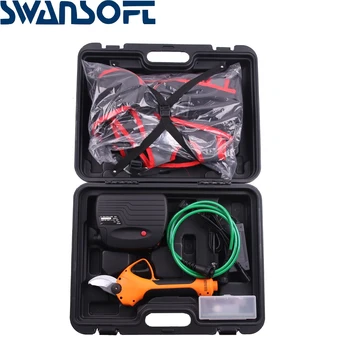 SWANSOFT 35MM DC 43.2 V Lítiová batéria nožnice elektrické pruner nožnice elektrické prerezávanie nožnice