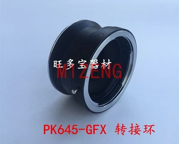 PK645-GFX adaptér objektívu krúžok pre Pentax 645 PK645 Objektív Fujifilm fuji GFX G mount GFX50S GFX50R GFX100 Stredný Formát fotoaparát