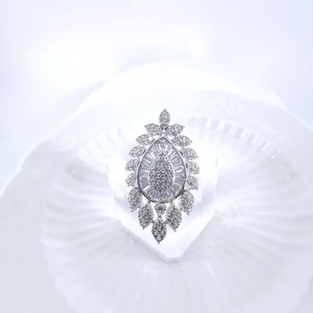 NOVÉ MÓDNE luxusné retro V štýle crystal CZ zirkón náhrdelníky náušnice náramok, prsteň svadobné svadobné hostiny, obliekanie, šperky set