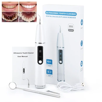 Domáce Elektrické Ultrazvukové Kalkul Odstraňovač Zubného Škálovanie Elektrické Prenosné Scaler Sonic Dymu Škvrny Plaku, Zubného Kameňa Zuby Biele