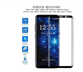 100ks 3D Zakrivené Tvrdeného Skla Touch Screen Protector Fólia Pre Samsung Galaxy S8 S9 S10 Plus S10e S21 Ultra S20 Poznámka 8 9 10 20