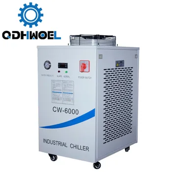 220V CW-6000AH Laser, Vodný Chladič Pre Chladenie Tri 100W alebo Štyri 80W CO2 Laser Rúry