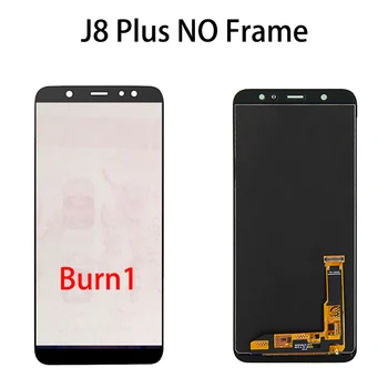 Originál S napáliť tieň Pre SAMSUNG Galaxy J8Plus J8 Plus J805 lcd J805F Displej S dotykovou Obrazovkou Digitalizátorom. Montážne Diely