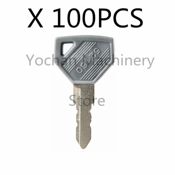 100 KS 52160 Kľúč Pre Yanmar Traktor John Deere Zapaľovanie Starter Prepínač 194155-52160 198360-52160 198162-52150 EX450 EX2900